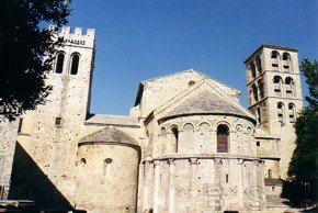 L'abbaye de Caunes-Minervois - Cliquer pour agrandir