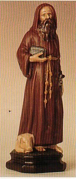Statue de Saint Antoine Ermite, cliquer pour plus de détails