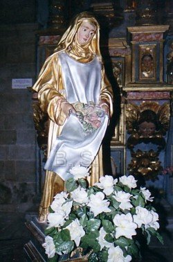 La chapelle Sainte Roseline - Statue du 19e sicle