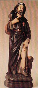Statue de Saint Roch, cliquer pour plus de détails